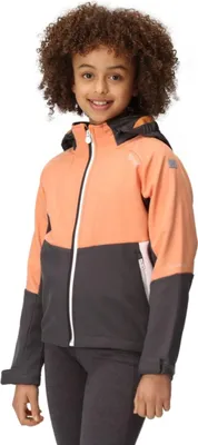 Produktbild von Regatta Haydenbury Mädchen Übergangsjacke mit Kapuze orange 140