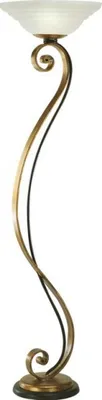 Immagine prodotto di Casa Padrino: lampada da terra barocca dorata con coppa in vetro 185 x 50 cm - Lampada da terra - Fatta a mano in Italia