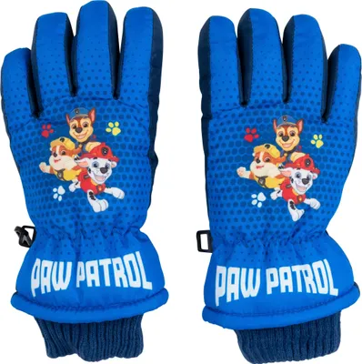 Produktbild von Paw Patrol Kinder Winter Skihandschuhe für Jungen, Winterhandschuhe wasserdicht und winddicht, Schneehandschuhe, warme Handschuhe für Snowboard und Skifahren Blau 5 - 7 Jahre