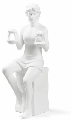 Immagine prodotto di Goebel Figur Christel Zodiacs Sternzeichen Waage männlich, Biskuit-Porzellan, 67901051