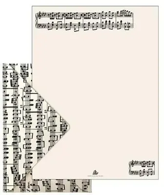 Produktbild von Papeterie Muzyka, 6-teiliges Set - Tassotti