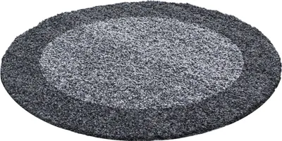 Obrázok produktu pre 160x160 (priemer) kruh DOPREDAJ: 160x160 (průměr) kruh cm Kusový koberec Life Shaggy 1503 grey kruh