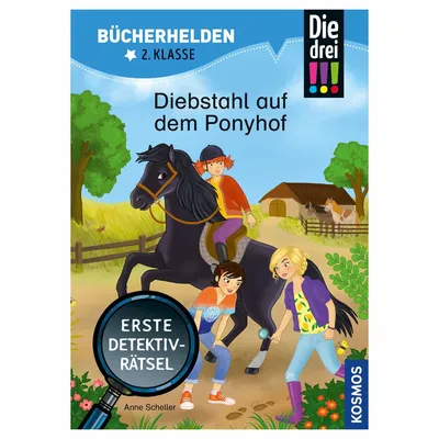 Immagine prodotto di Die drei !!!, Bücherhelden 2. Klasse, Diebstahl auf dem Ponyhof
