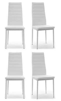 Obrázek produktu pro Jídelní sada 4 židlí NEW HOME FADO z  - bílá - Moderní kuchyňský a jídelní nábytek