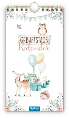 Produktbild von Trötsch Geburtstagskalender Waldfreunde