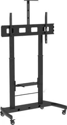 Produktbild von Techly ICA-TR45, Schwarz, 2 Regale, Schwarz, 120 kg, 7 kg, 2,79 m (110")