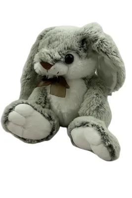 Produktbild von Plüschtier Hase 23 cm Grau – Weiches Stofftier, Kuscheltier für Kinder