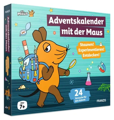 Produktbild von Franzis Experimentier-Adventskalender mit der Maus