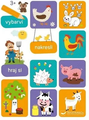 Obrázok produktu pre Vyfarbi, nakresli, hraj sa 3+