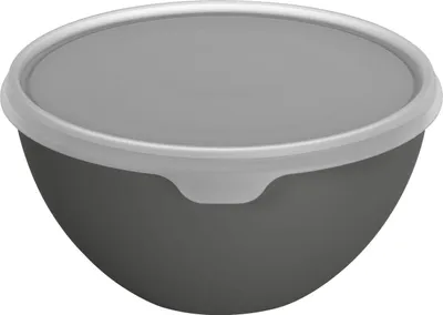 Produktbild von Rotho Schüssel + Deckel Caruba 3 L schwarz