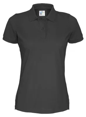 Produktbild von Cottover - Poloshirt für Damen, Piqué ET637 (M) (Schwarz)