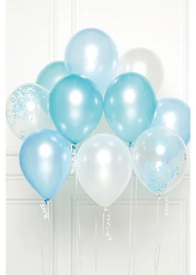 Produktbild von Amscan 9907428, Spielzeugballon, Latex, Blau, 27 cm, 1 Stück(e)