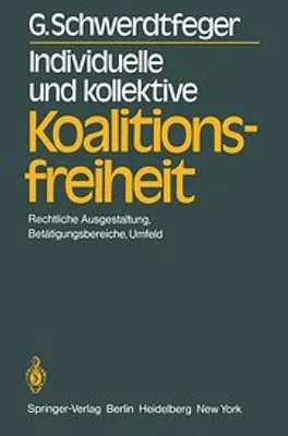 Produktbild von Individuelle und kollektive Koalitionsfreiheit
