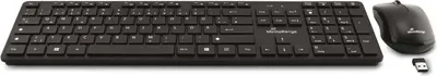 Produktbild von MediaRange MROS107 Tastatur-Maus-Set kabellos schwarz