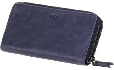 Produktbild von MIKA Damengeldbörse, aus Leder, Farbe: navy