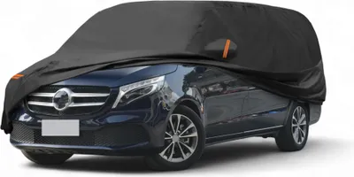 Produktbild von Autoabdeckung fš¹r Mercedes-Benz V-Klasse 2014-2021 PEVA Outdoor fš¹r Wasserdicht Winddicht Sonnenschutz Regenschutz Schneeschutz mit Rei?verschluss fš¹r Beifahrertš¹r Schwarz