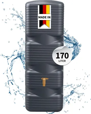 Produktbild von 4rain QUADRO Wandtank 170 Liter graphite grey