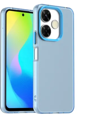 Produktbild von Handyhülle für Xiaomi Redmi 13 4G Schlank Durchscheinend Matt Stoßfest Schutzhülle Blau
