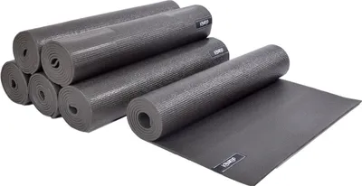 Immagine prodotto di confezione da 6 tappetini Kawanyo Yoga & Fascia (173 x 61 x 0,6 cm) - antracite