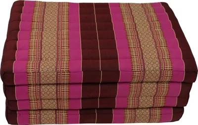 Produktbild von Fine Asianliving Thaimatte Faltbar Kapokfüllung 80x200cm XXXL Thai Kissen Meditation Matte Matratze Kapok 301-O15