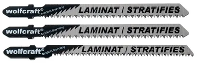 Produktbild von wolfcraft Stichsägeblätter-Set Holz Laminat 2379000 T-Schaft bis 25mm  Germany