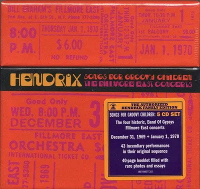 Image de Jimi Hendrix - Songs For Groovy Children : The Fillmore East Concerts (5 CD)