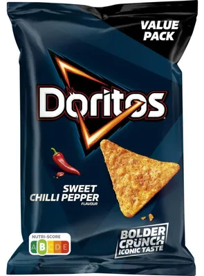 Produktbild von Doritos Sweet Chilli Pepper Tortilla Chips 272g – würzig-süßer Snack