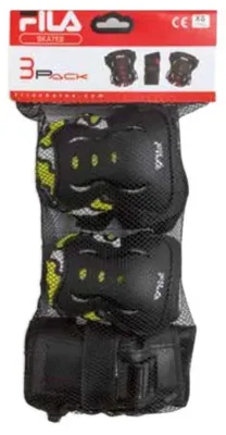 Produktbild von Fila Skate Fp Körperschutz Für Kinder Schwarz XS Junge Schwarz XS
