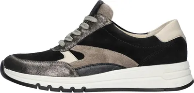 Zdjęcie produktu dla Waldläufer Damen Sneaker H-April 36588-3.5, 36588-4, 36588-4.5, 36588-5, 36588-5.5, 36588-6, 36588-6.5, 36588-7, 36588-7.5, 36588-8, 36588-8.5, 36588-9 WDL-957003-601 iron schwarz creme 5