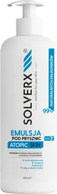 Produktbild von SOLVERX Atopische Haut Beruhigende und entzündungshemmende Duschemulsion 500ml