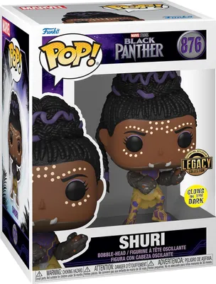 Produktbild von Marvel Black Panther - Shuri 876 Legacy Collection Glows - Funko Pop!