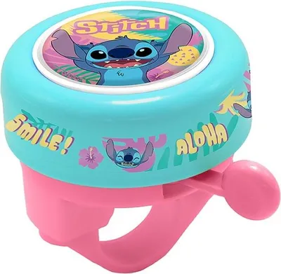 Zdjęcie produktu dla DZWONEK DO ROWERU DISNEY LILO STITCH turkusowy DZWONEK ROWEROWY