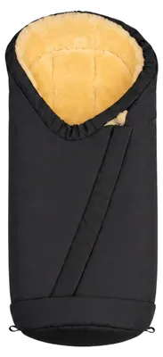 Produktbild von Lammfell - KINDERWAGEN FUßSACK - Farbe: Schwarz