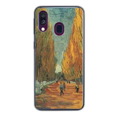 Produktbild von MuchoWow® Handyhülle Schutzhülle Hülle für Samsung Galaxy A40 Elysische Felder - Vincent van Gogh Silikon Softcase Handy Hülle - Handy-Tasche