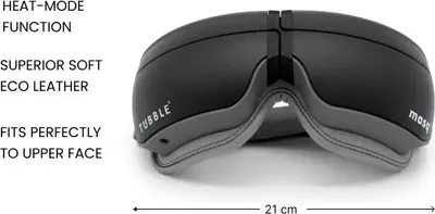 Image de Tubble Masq - Appareil de massage du visage et des yeux avec fonction chauffante - Noir onyx
