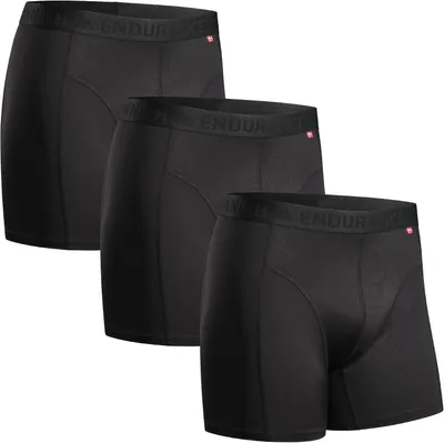 Produktbild von Herren-Boxershorts, 3er-Pack, schwarz, Größe 3XL