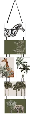 Produktbild von Fotocollage - Seil - 6 Fotos H80 cm - Atmosphera créateur d'intérieur