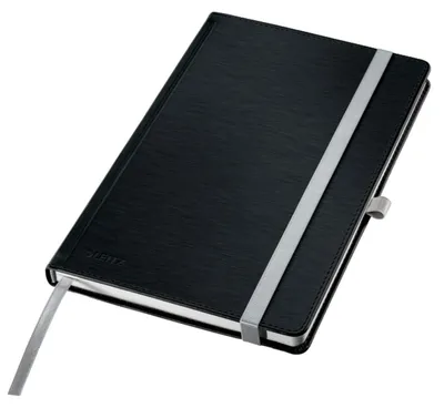 Produktbild von Leitz 44861094, Einfarbig, Schwarz, A5, 80 Blätter, 100 g/m², Kariertes Papier