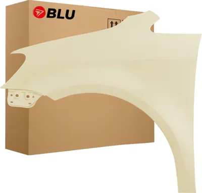 Image de BLU Aile Compatible avec Volkswagen Touran 1T3 R115 Gauche Weiss Hellelfenbein Taxi | 2010-2015 | Avant | Peint| Prêt à Monter | Acier