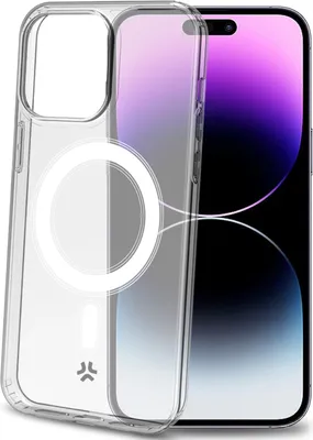 Produktbild von Celly GELSKINMAG1056, Cover, Apple, iPhone 15 Pro Max, 17 cm (6.7"), Transparent