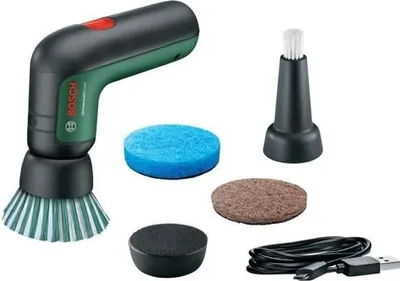 Immagine prodotto di Spazzola elettrica a batteria BOSCH UniversalBrush USB 3,6V, alimentata a batteria, multifunzionale