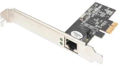 Produktbild von DIGITUS Single Port 2,5 Gigabit Ethernet Netzwerkkarte, RJ45, PCI Express, Realtek Chipsatz