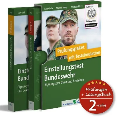 Produktbild von Einstellungstest Bundeswehr: Prüfungspaket mit Testsimulation