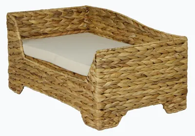 Produktbild von animal-design Katzenbett aus Wasserhyazinthe, Katzenliege