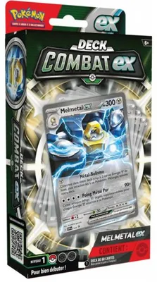 Image de Pokemon deck préconstruits - deck de combat melmetal ex - starter - asmodee - 60 cartes a collectionner