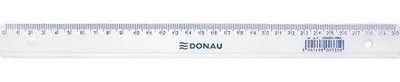 Produktbild von Donau Lineal 30 cm für präzises Messen und Zeichnen, mit abriebfester Skala