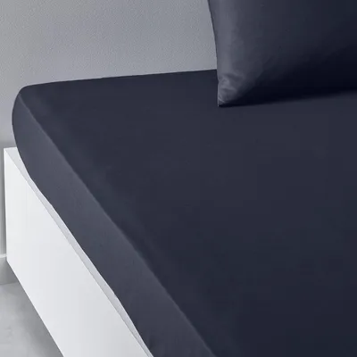 Immagine prodotto di Lenzuolo con angoli, 160 x 200 cm, in cotone, per letto matrimoniale