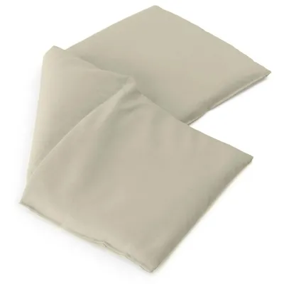Produktbild von Leinsamenkissen 20x50cm 3-Kammer - Bio Stoff natur - Wärmekissen und Kältekissen - Körnerkissen