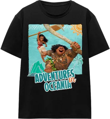 Obrázok produktu pre Moana - Tričko "Dobrodružstvá v Oceánii" pre mužov/dámy Uni TV17337 (M) (Black)