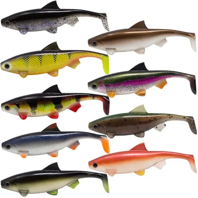 Produktbild von Seika Pro Gummifisch Fabrico Pike 18cm 72g - Shad, Farbe:Perch